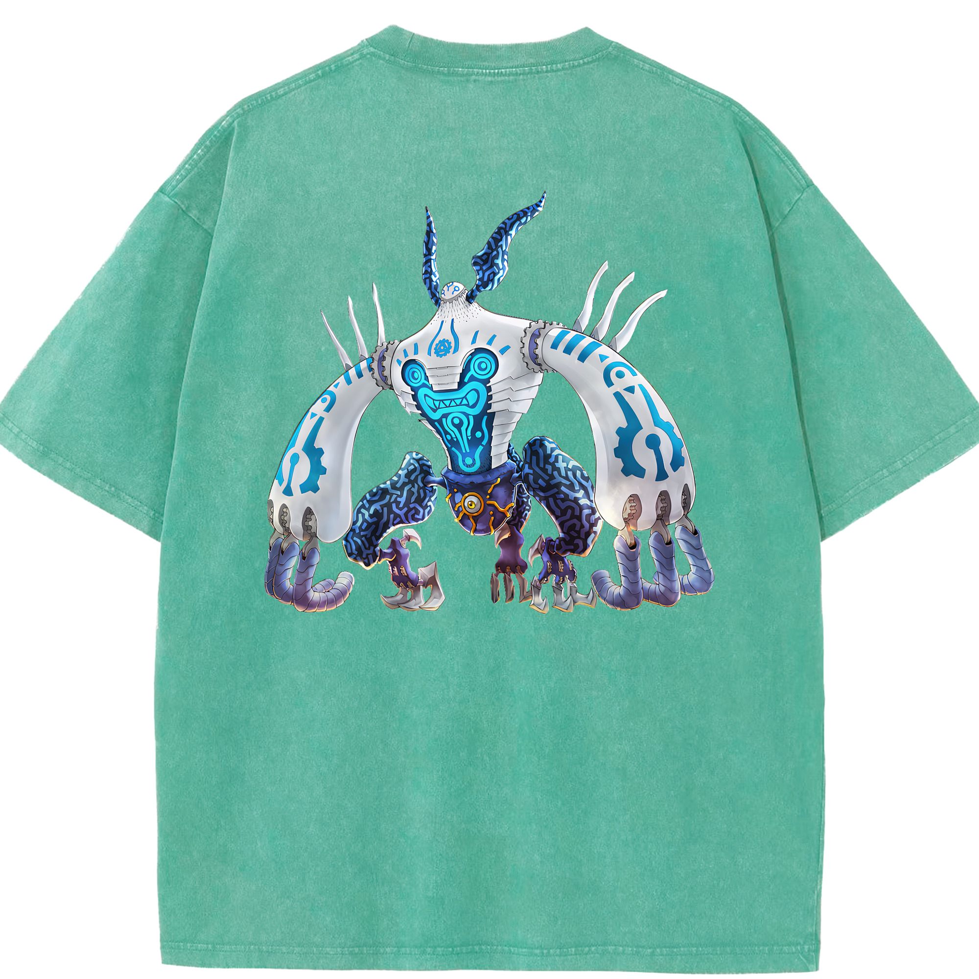 （画像用） 遊☆戯☆王 Yu-Gi-Oh! 綿100% ヴィンテージ風 半袖Tシャツ（背面プリント）